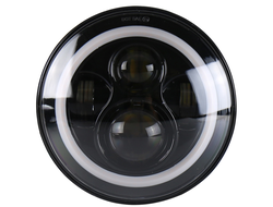 Светодиодная фара GSR-LED-7 дюймов-40W-RV2 Black, CREE, DRL/Поворотник, 1шт