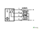 Индуктивный датчик IV2B AC81A5-43P-10-LZS4