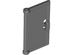 Door 1 x 2 x 3 with Vertical Handle, Mold for Tabless Frames, Dark Bluish Gray (60614 / 4521386 / 6404411 / 6428819)