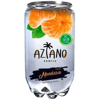 Азиано Мандарин (Aziano Mandarin), газированный напиток, объем 0.350 л.