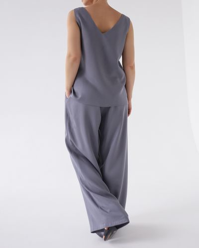 Брюки палаццо из тенсела