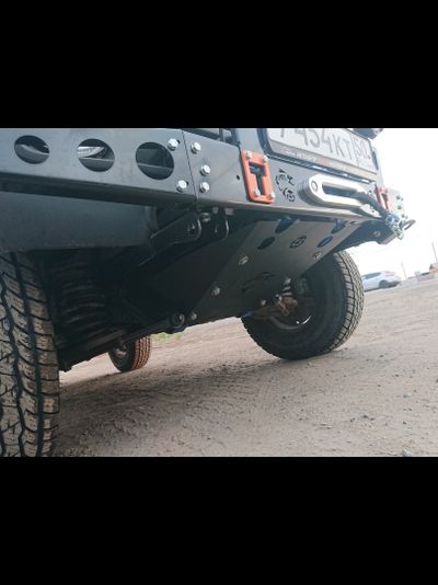 Бампер силовой передний Фишхантер ZST-ФХ 500 с растяжками и защитой