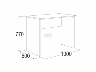 СТОЛ ПИСЬМЕННЫЙ -1 ОМЕГА-16