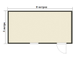 Деревянная бытовка 8х3 м