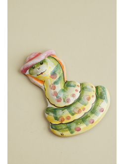 Змейка в шляпке (магнит)