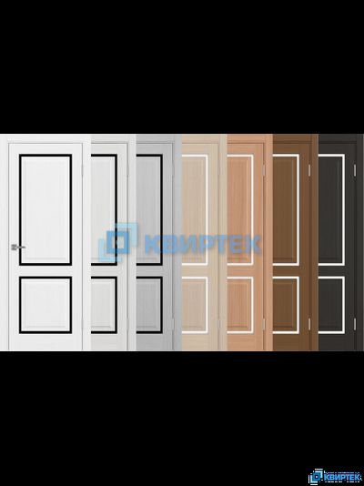 Межкомнатная царговая дверь экошпон Оптима Порте Тоскана 602C.2121 купить в Челябинске | КВИРТЕК