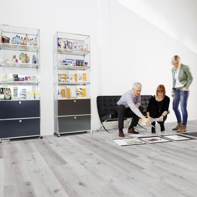 Виниловый пол Wineo 800 Wood XL Helsinki Rustic Oak DB00068 клеевой