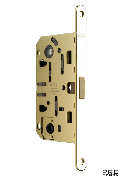 Магнитный сантехнический замок AGB Mediana Polaris WC под завертку Золото