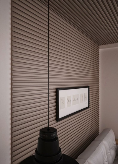 Гипсовая 3D панель "Параллели"