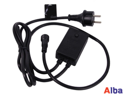 Шнур 1.5 м с КОНТРОЛЛЕРОМ для гирлянд НИТЬ 20м