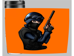 Термокружка "Counter-Strike, CS GO, Контр Страйк" №4