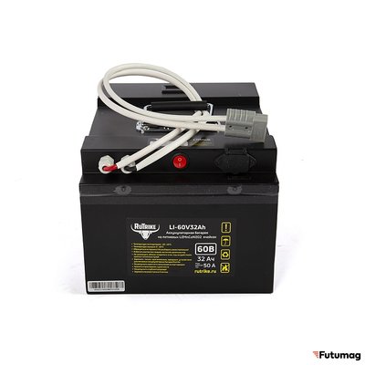 Литиевый тяговый аккумулятор RuTrike (18650 MnCoNi) 60V32A/H