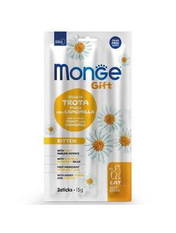 Мягкие палочки Monge Gift Kitten для котят, форель 15 гр