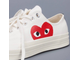 Кеды Converse Comme des GARCONS play белые низкие