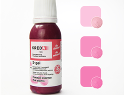 S-gel 19 розовый электро, концентрат универс. для окраш. (20мл) KREDA Bio, компл. пищ. добавка