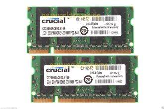 Оперативная память ОЗУ Crucial 2GB PC2-6400 DDR2 800Mhz +77013380038 +77071130025 sdkjhfkjsdhfkjsdhf