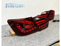 Стопы Toyota Camry 50 2011-2014 тюнинг с анимацией