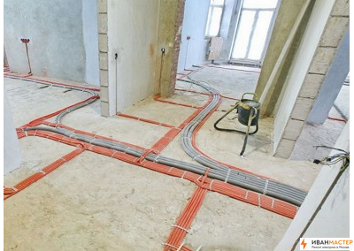 Электрика под ключ в новостройке района Москвы ИВАНМАСТЕР