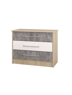 акрил белый/ателье светлое/дуб сонома