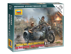 Сборная модель: (Звезда 6142) Немецкий мотоцикл R-12