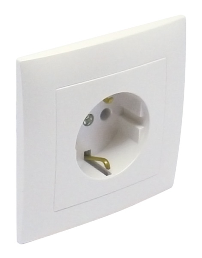 Рамка Logus 90 стандарт, 1 пост, белая - Efapel 90910 TBR