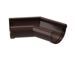 Угловой элемент желобов Docke LUX Шоколад