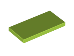 Tile 2 x 4, Lime (87079 / 6212989)