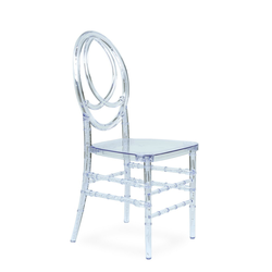 Обеденный стул из поликарбоната с прозрачным сиденьем