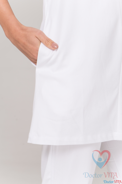 ТУНИКА МЕДИЦИНСКАЯ DR.SUPER "HELEN" БЕЛАЯ
