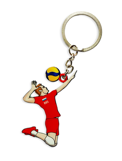 Брелок металлический двусторонний "Нападающий"