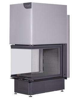 Топка Экокамин Дельта 700 B подовое горение, черный шамот