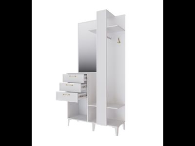 Центральная секция ТЦС-30. Прихожая Толедо графит (Домани)