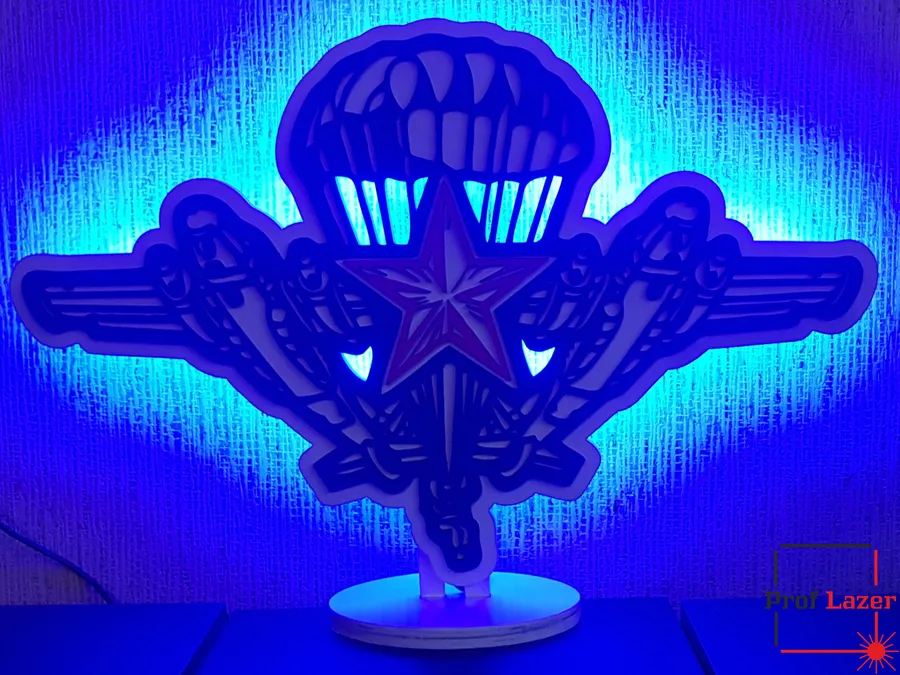 Ночник ко дню ВДВ.