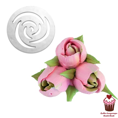 Набор насадок для зефирных роз №1 (адаптер + 3 диска)