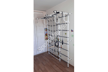 ДСК "Пионер-С4РМ", цвет белый, перекладины серые