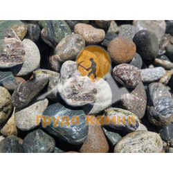 Валун цветной ландшафтный, фракция 50-100 мм