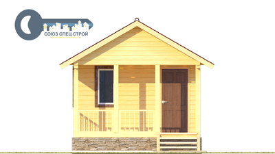 Б-05 ГАБАРИТНЫЕ РАЗМЕРЫ: (6Х4М) 1 ЭТАЖ, ОБЩАЯ ПЛОЩАДЬ: 24М²