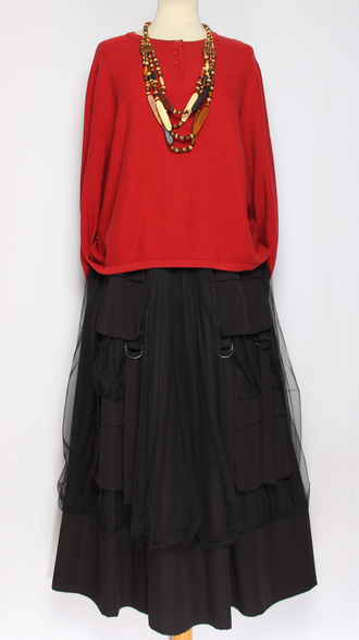 Джемпер тонкий ХЛОПОК "ТРИ ПУГОВКИ"  горчичный, голубой, красный до р.50