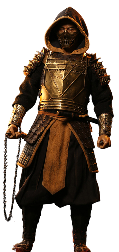 Скорпион, Ханзо Хасаши (Mortal Kombat 2021) - Коллекционная ФИГУРКА 1/6 Representative from Hell—Warrior Scorpion (EX049) - POPTOYS