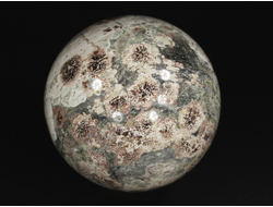 Шар "Яшма цветочная, хризантемовая", Казахстан (62 мм, 362 г) №29773