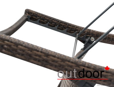 Шезлонг из ротанга OUTDOOR Палермо Коричневый