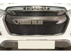 Защита радиатора Isuzu D-Max 2019- black низ PREMIUM