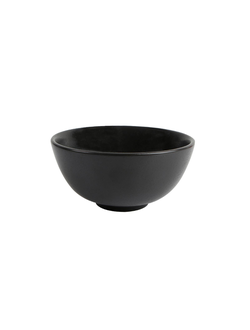Миска 13 см фарфор цвет чёрный