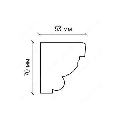 Карниз орнаментальный SK38