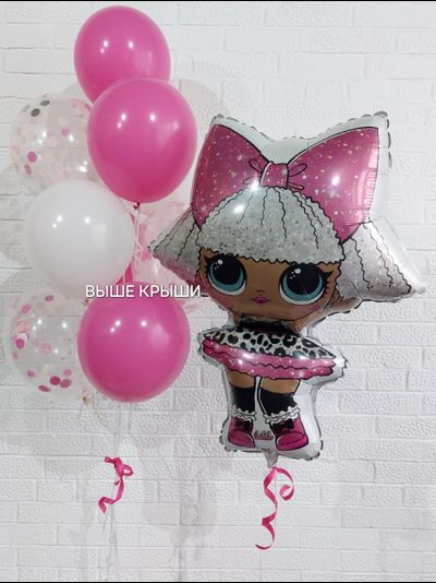 Сет &quot;Куколка ЛОЛ&quot; (11 шариков)