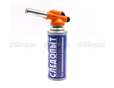 Газовая горелка "Следопыт" GTP-N03 с пьезорозжигом (газ 220г.)