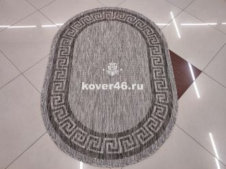 КОВЕР-ЦИНОВКА VEGAS S002 GRAY / 1.2*1.7 М OVAL