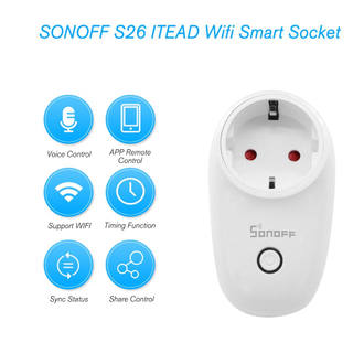 Умная Wi-Fi розетка Sonoff S26