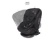 Автокресло Baby Care Shelter 0-36кг, IsoFix, поворотная база 360, Black Graphite