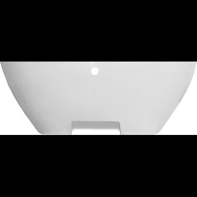 Ванна из искусственного камня STWORKI Берген 160x75 см, отдельностоящая, белая, овальная